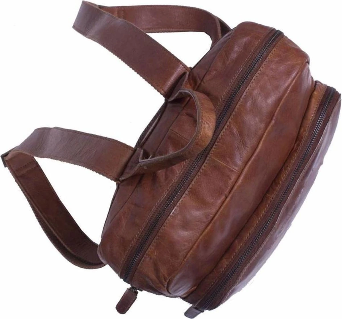 Chesterfield - 15,4 Inch Laptop Rugzak - Mack - Cognac 16 Chesterfield - 15,4 Inch Laptop Rugzak - Mack - Cognac - Afbeelding 16