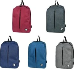 SafeSave Rugtas – Waterafstotende Schooltas Met Laptop Vak En Usb Aansluiting – Schoudertas – 15.6 Inch – Licht Grijs -Kofferland Goedkope Winkel 1200x1121