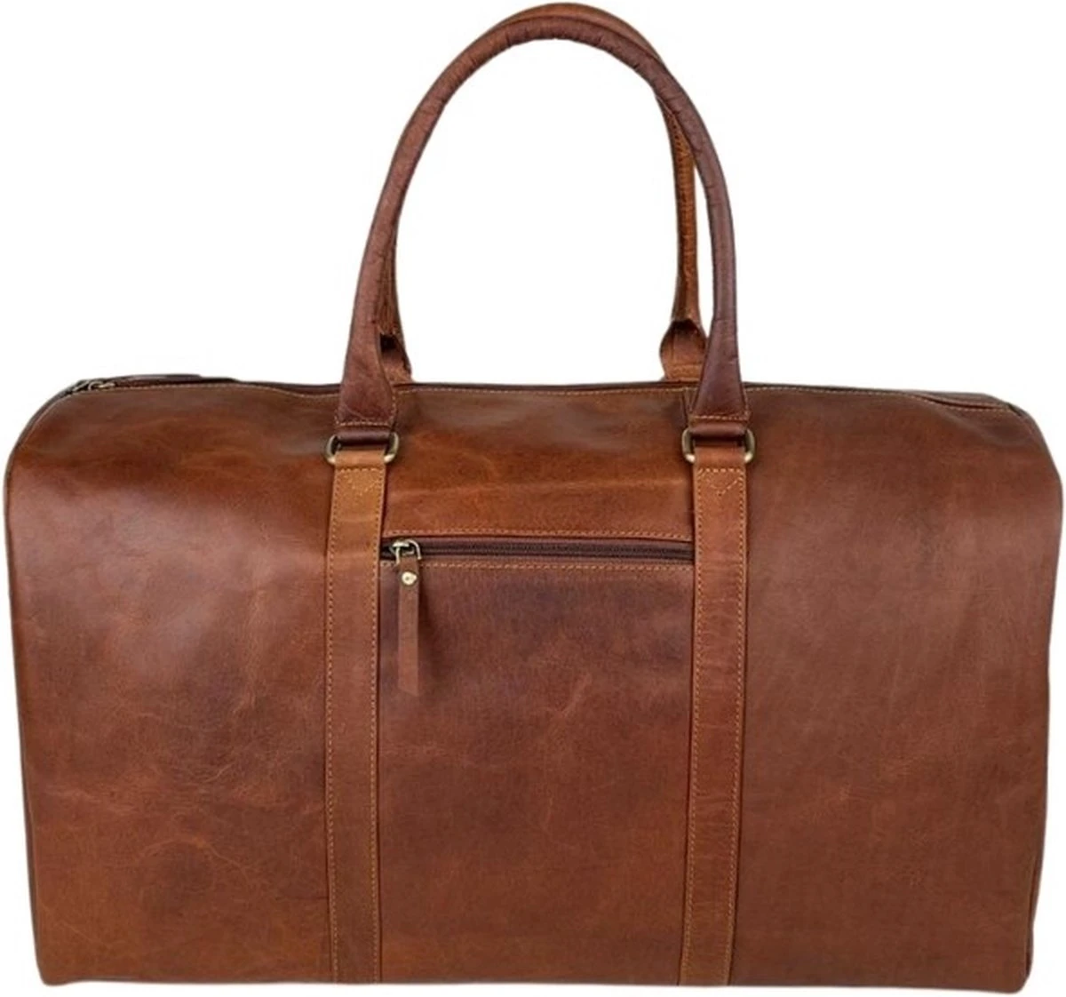 Fana Bags Leren Weekendtas Cognac - Leren Reistas - Grote Reistas Leder - Cadeau Mannen - Reistas/Weekendtas/Sporttas Echt Leer - Duffel Bag 5 Fana Bags Leren Weekendtas Cognac - Leren Reistas - Grote Reistas Leder - Cadeau Mannen - Reistas/Weekendtas/Sporttas Echt Leer - Duffel Bag - Afbeelding 5