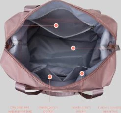 Merkloos Opvouwbare Handbagage Reistas – Opvouwbaar Tot 28 X 18 Cm – Lichtgroen -Kofferland Goedkope Winkel 1200x1123 1