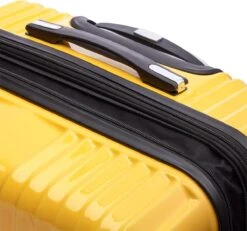 Tesla PC - Reiskoffer - 65 Cm - 4 Wielen - Geel 13 Tesla PC - Reiskoffer - 65 Cm - 4 Wielen - Geel -Kofferland Goedkope Winkel 1200x1124 1