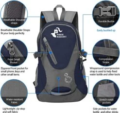 Free Knight Klein Dagrugzak, 20 L, Marineblauw ,waterdichte ,lichtgewicht 7 Free Knight Klein Dagrugzak, 20 L, Marineblauw ,waterdichte ,lichtgewicht -Kofferland Goedkope Winkel 1200x1124 3