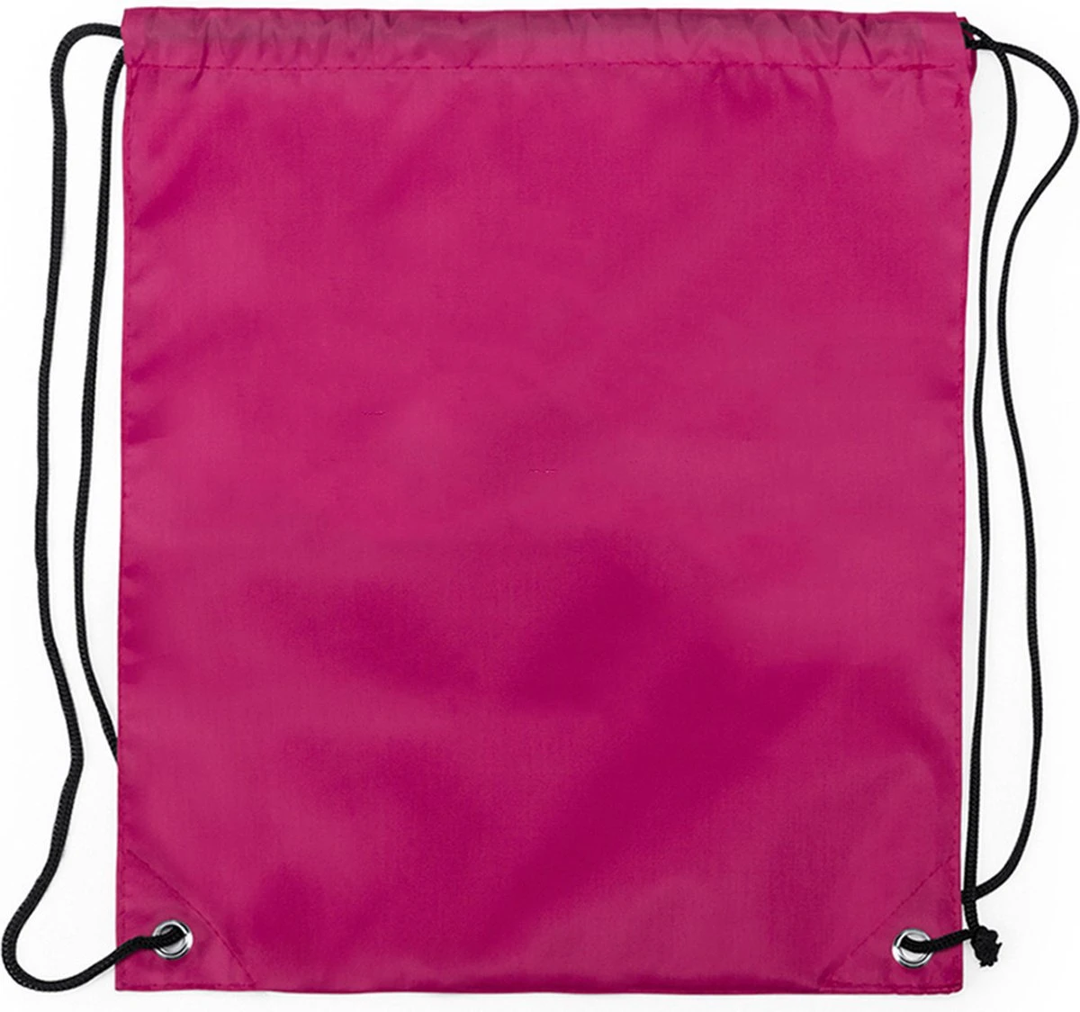 Gymtas Basic - Rugtas - Zwemtas - Sporttasje Met Rijgkoord - Roze 1 Gymtas Basic - Rugtas - Zwemtas - Sporttasje Met Rijgkoord - Roze