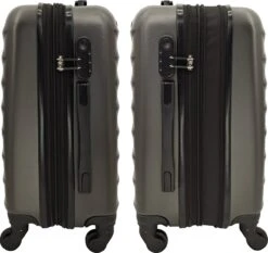SB Travelbags Kofferset - 2 Delige 'Expandable' Koffer - Donker Grijs - 65cm/55cm 14 SB Travelbags Kofferset - 2 Delige 'Expandable' Koffer - Donker Grijs - 65cm/55cm -Kofferland Goedkope Winkel 1200x1130 4