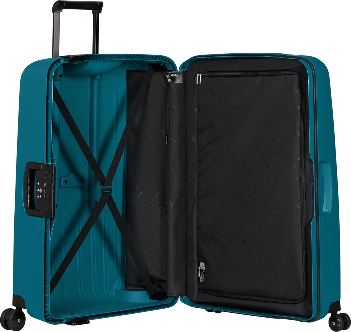 Samsonite Reiskoffer - S'Cure Spinner 75/28 - Petrol Blue 4 Samsonite Reiskoffer - S'Cure Spinner 75/28 - Petrol Blue - Afbeelding 4