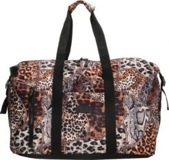 Enrico Benetti Safari Weekend Tas Ruime Sporttas Reistas Dierenprint Bruin -Kofferland Goedkope Winkel 1200x1136 3