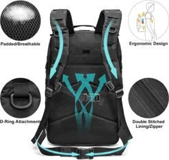 IBright 45L Militaire Rugzak | Tactische Rugzak | Oxford Stof | Waterdicht | Zwart 11 IBright 45L Militaire Rugzak | Tactische Rugzak | Oxford Stof | Waterdicht | Zwart -Kofferland Goedkope Winkel 1200x1137 1