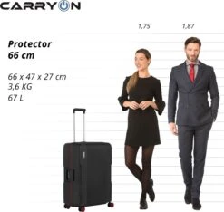 CarryOn Protector Luxe Reiskoffer - Trolley 66cm Met TSA-klikslot En OKOBAN - Ultrasterk - Zwart 12 CarryOn Protector Luxe Reiskoffer - Trolley 66cm Met TSA-klikslot En OKOBAN - Ultrasterk - Zwart -Kofferland Goedkope Winkel 1200x1139 2