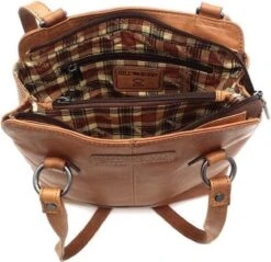 Hillburry Rugzak - Leder/Leer - Anti Diefstal - Schoudertas En Rugzak - Bruin / Camel/ Cognac -Kofferland Goedkope Winkel 1200x1161 6