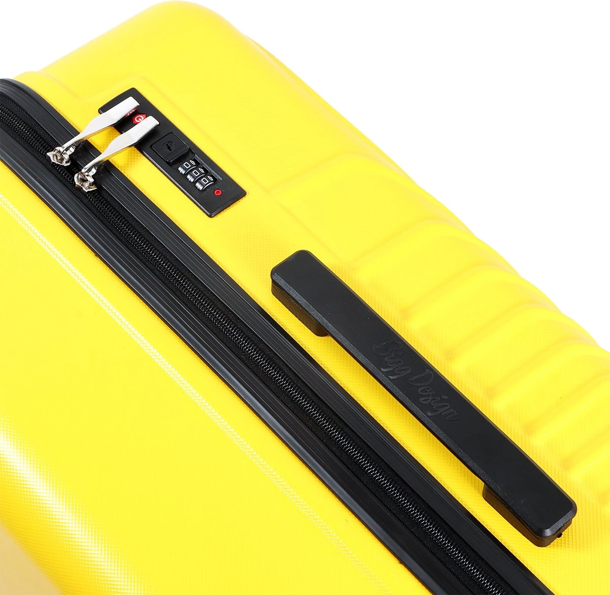 Biggdesign Cats Koffer - Ruimbagage Reiskoffer - Geel - Medium 8 Biggdesign Cats Koffer - Ruimbagage Reiskoffer - Geel - Medium - Afbeelding 8