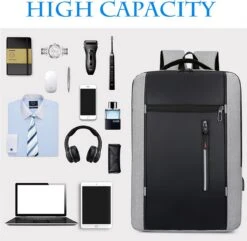 Merkloos Rugzak - Laptoprugzak 15,6 Inch - Schoolrugzak Dagrugzak - Kerstmis - Kerstfeest - Christmas Gift - Rugzak Dames Heren - Waterdichte Nylon Laptopbagagetablet - Met Usb Oplaadstation - Voor School Reizen Multifunctioneel - Grijs 12 Merkloos Rugzak - Laptoprugzak 15,6 Inch - Schoolrugzak Dagrugzak - Kerstmis - Kerstfeest - Christmas Gift - Rugzak Dames Heren - Waterdichte Nylon Laptopbagagetablet - Met Usb Oplaadstation - Voor School Reizen Multifunctioneel - Grijs -Kofferland Goedkope Winkel 1200x1171