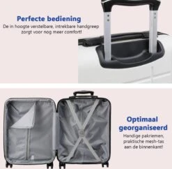 CabinMax Velocity Handbagage Koffer - Uitbreidbaar Trolley 44L - Harde Reiskoffer - 55x40x20/25 Cm - Lichtgewicht - Groot Capaciteit - Wit 13 CabinMax Velocity Handbagage Koffer - Uitbreidbaar Trolley 44L - Harde Reiskoffer - 55x40x20/25 Cm - Lichtgewicht - Groot Capaciteit - Wit -Kofferland Goedkope Winkel 1200x1175 2
