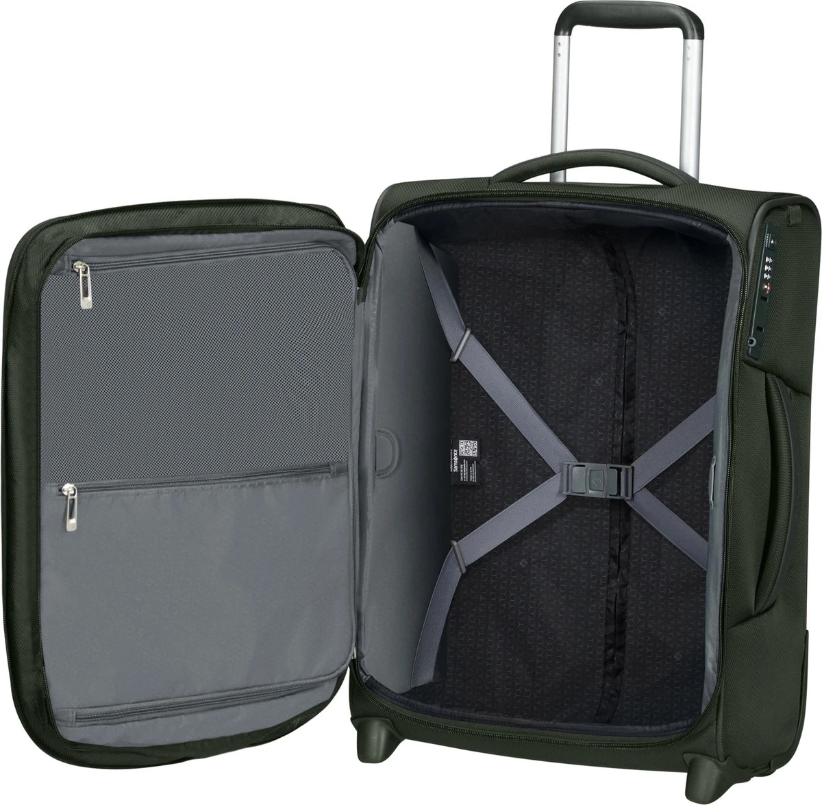 Samsonite Reiskoffer - Respark Upright 55/20 Exp (Handbagage) Forest Green 4 Samsonite Reiskoffer - Respark Upright 55/20 Exp (Handbagage) Forest Green - Afbeelding 4