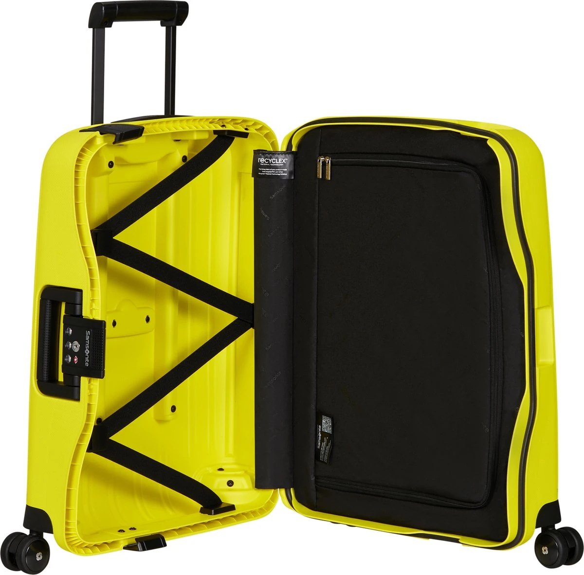 Samsonite Reiskoffer - S'Cure Spinner 55/20 (Handbagage) Lime 10 Samsonite Reiskoffer - S'Cure Spinner 55/20 (Handbagage) Lime - Afbeelding 10