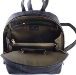 WILD WOODS Leren Dames Rugtas M - Casual Rugzak - Nappa Leer - Zwart 6 WILD WOODS Leren Dames Rugtas M - Casual Rugzak - Nappa Leer - Zwart -Kofferland Goedkope Winkel 1200x1186 2