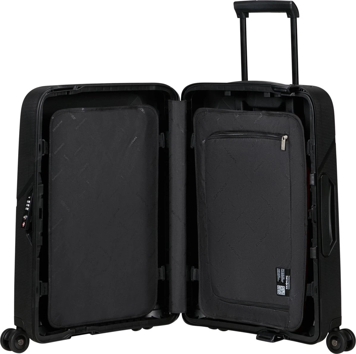 Samsonite Reiskoffer - Magnum Eco Spinner 55/20 (Handbagage) Graphite 4 Samsonite Reiskoffer - Magnum Eco Spinner 55/20 (Handbagage) Graphite - Afbeelding 4