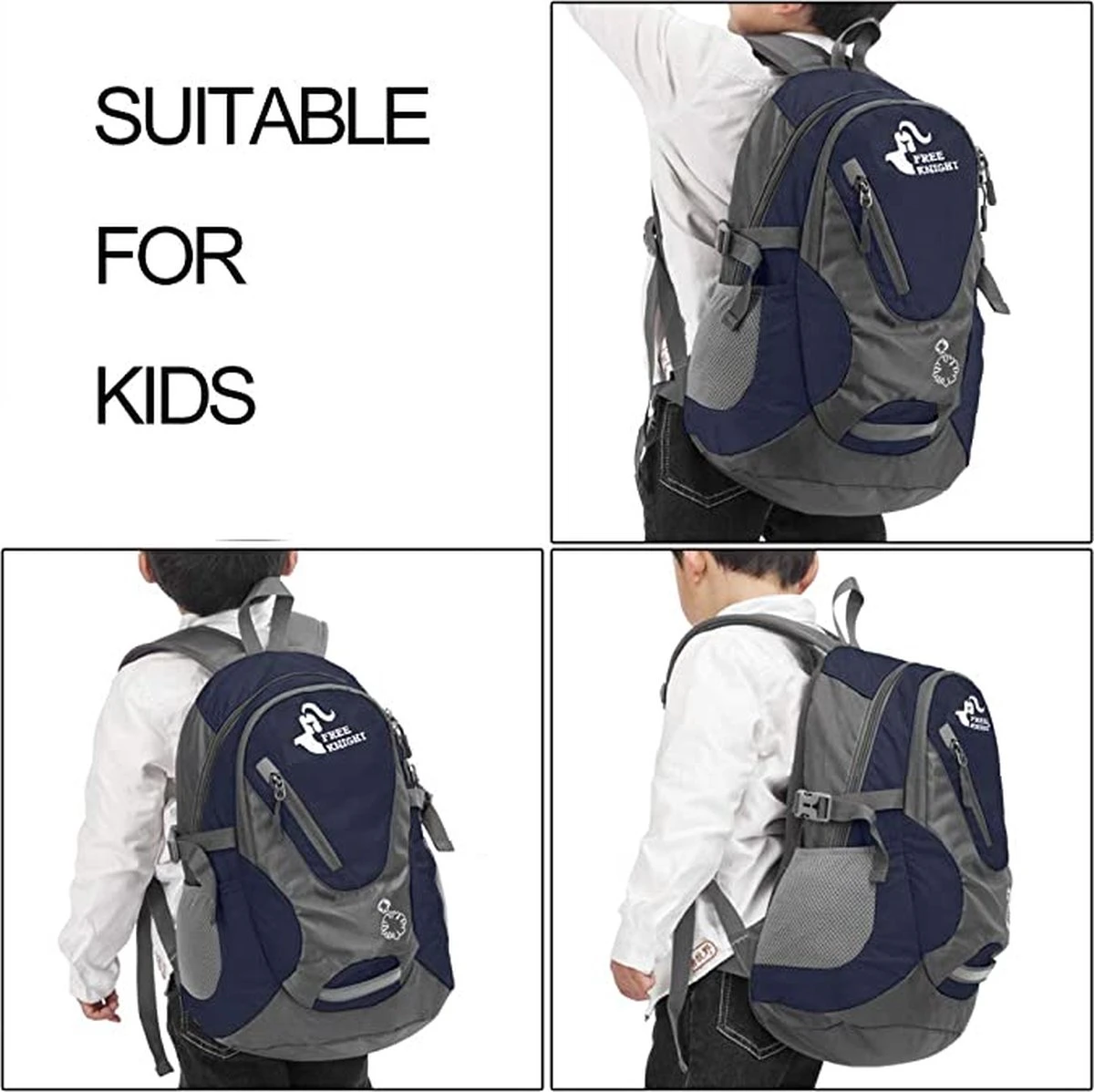 Free Knight Klein Dagrugzak, 20 L, Marineblauw ,waterdichte ,lichtgewicht 4 Free Knight Klein Dagrugzak, 20 L, Marineblauw ,waterdichte ,lichtgewicht - Afbeelding 4