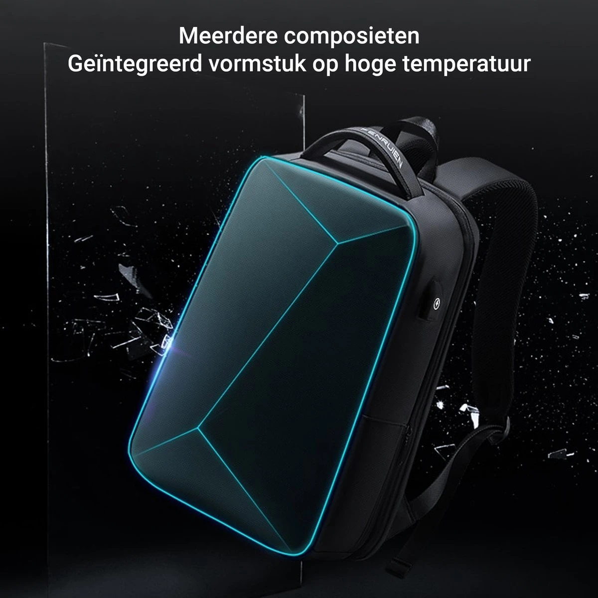 Brandie® - Rugzak - Voor Heren Reistas - Reistas - Schoudertas - Waterdichte Rugzakken - Schooltas - Anti Diefstal - USB Opladen - Heren Zakelijke Reistas Rugzak - 5013 Grootte 12*32*45 Cm - Zwart Upgraden - Gewicht 1.3 Kg 2 Brandie® - Rugzak - Voor Heren Reistas - Reistas - Schoudertas - Waterdichte Rugzakken - Schooltas - Anti Diefstal - USB Opladen - Heren Zakelijke Reistas Rugzak - 5013 Grootte 12*32*45 Cm - Zwart Upgraden - Gewicht 1.3 Kg - Afbeelding 2