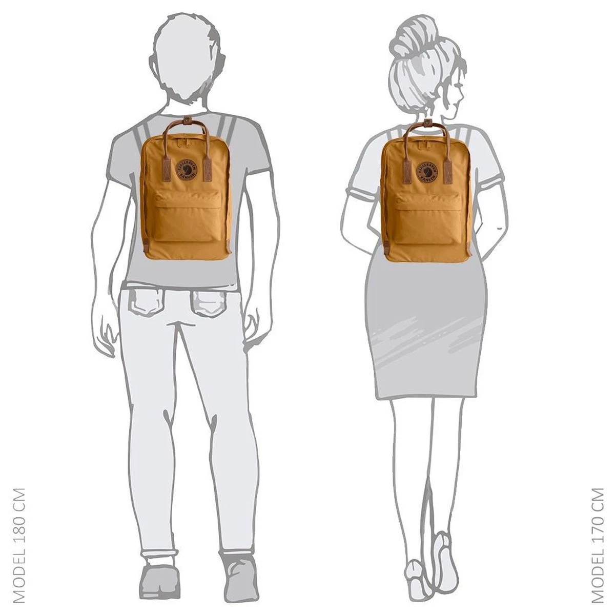 Fjallraven Fjällräven Kånken No. 2 Laptop 15" Unisex Rugzak - Acorn 5 Fjallraven Fjällräven Kånken No. 2 Laptop 15" Unisex Rugzak - Acorn - Afbeelding 5