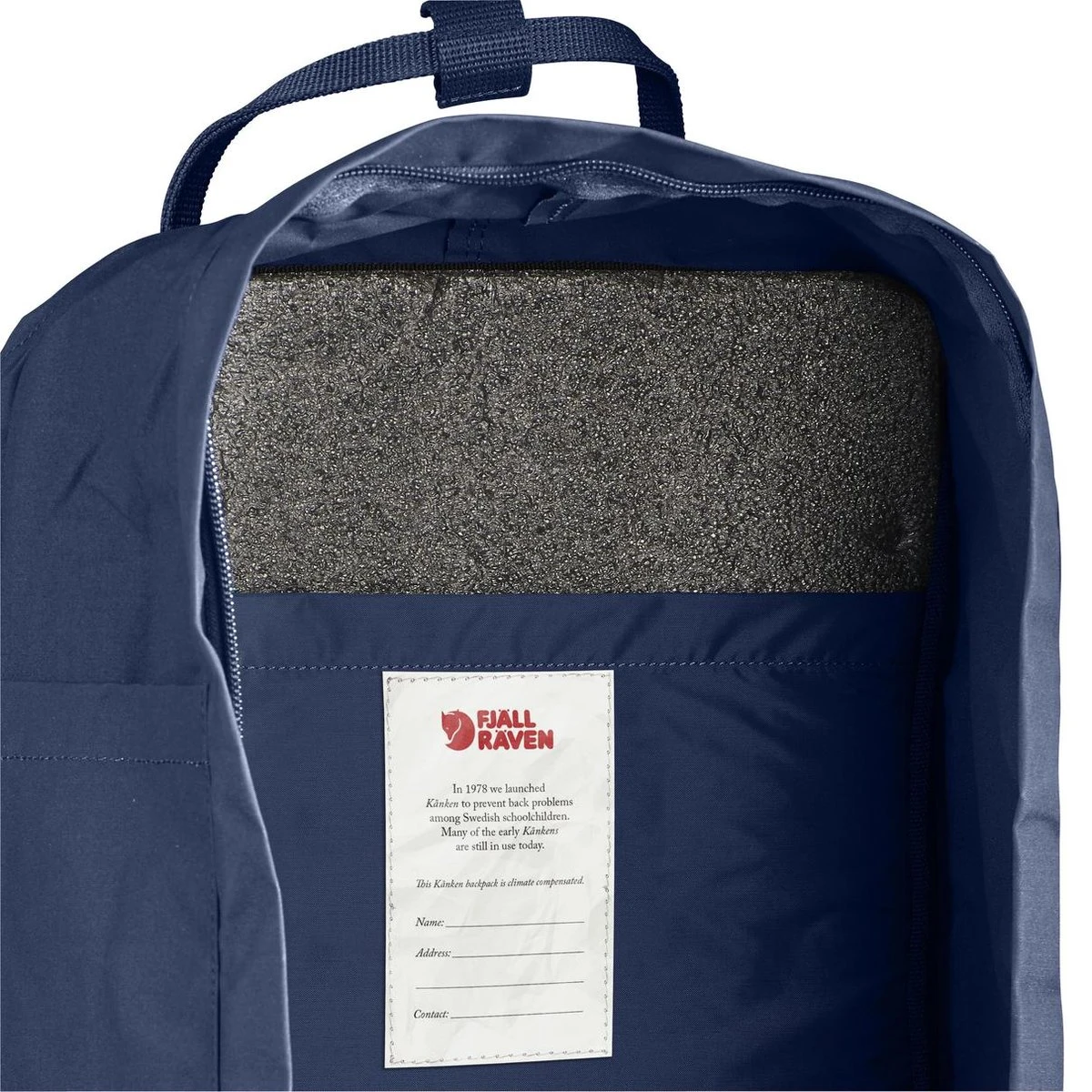 Fjallraven Kanken Laptoprugzak 15 Inch - Royal Blue 4 Fjallraven Kanken Laptoprugzak 15 Inch - Royal Blue - Afbeelding 4