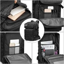 IBright 45L Militaire Rugzak | Tactische Rugzak | Oxford Stof | Waterdicht | Zwart 9 IBright 45L Militaire Rugzak | Tactische Rugzak | Oxford Stof | Waterdicht | Zwart -Kofferland Goedkope Winkel 1200x1200 1067