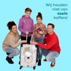 NoBoringSuitcases.com® Koffer Groot - Prinses - Bloemen - Kroon - Meisje - Sterren - Trolley Koffer Met TSA-slot - Met Wielen - 90 Liter - Reiskoffer - 66 Cm 12 NoBoringSuitcases.com® Koffer Groot - Prinses - Bloemen - Kroon - Meisje - Sterren - Trolley Koffer Met TSA-slot - Met Wielen - 90 Liter - Reiskoffer - 66 Cm -Kofferland Goedkope Winkel 1200x1200 12