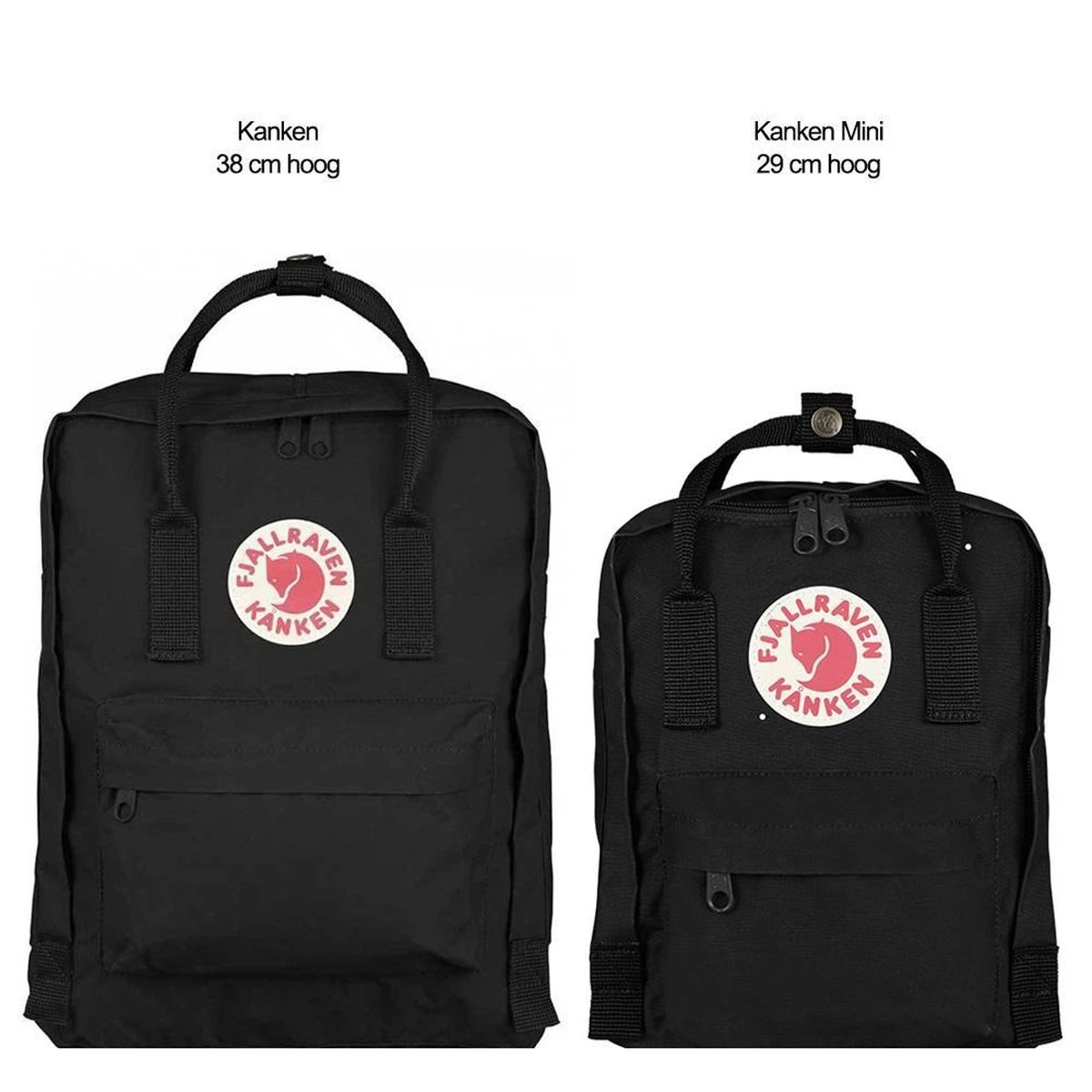 Fjallraven Fjällräven Kånken Mini Unisex Rugzak - Ox Red 3 Fjallraven Fjällräven Kånken Mini Unisex Rugzak - Ox Red - Afbeelding 3