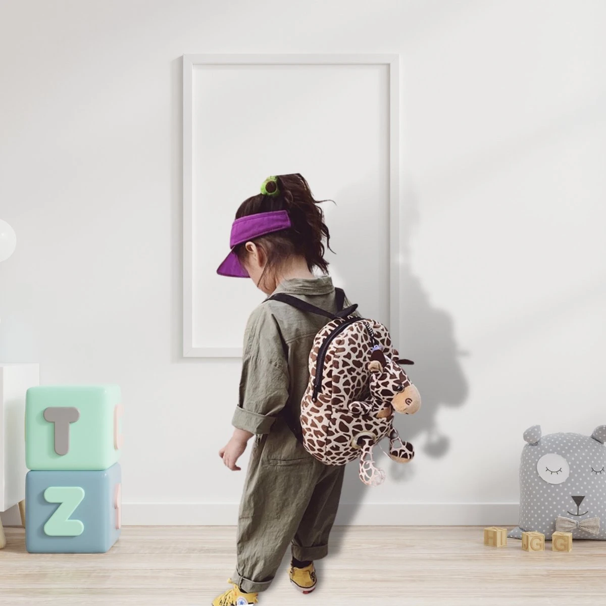 Good Lifehacks Kindertas - Rugzak - Meisje & Jongen - Schooltas - Reistas Kinderwagen - Knuffel Sinterklaas - Speenknuffel - Giraffe 6 Good Lifehacks Kindertas - Rugzak - Meisje & Jongen - Schooltas - Reistas Kinderwagen - Knuffel Sinterklaas - Speenknuffel - Giraffe - Afbeelding 6