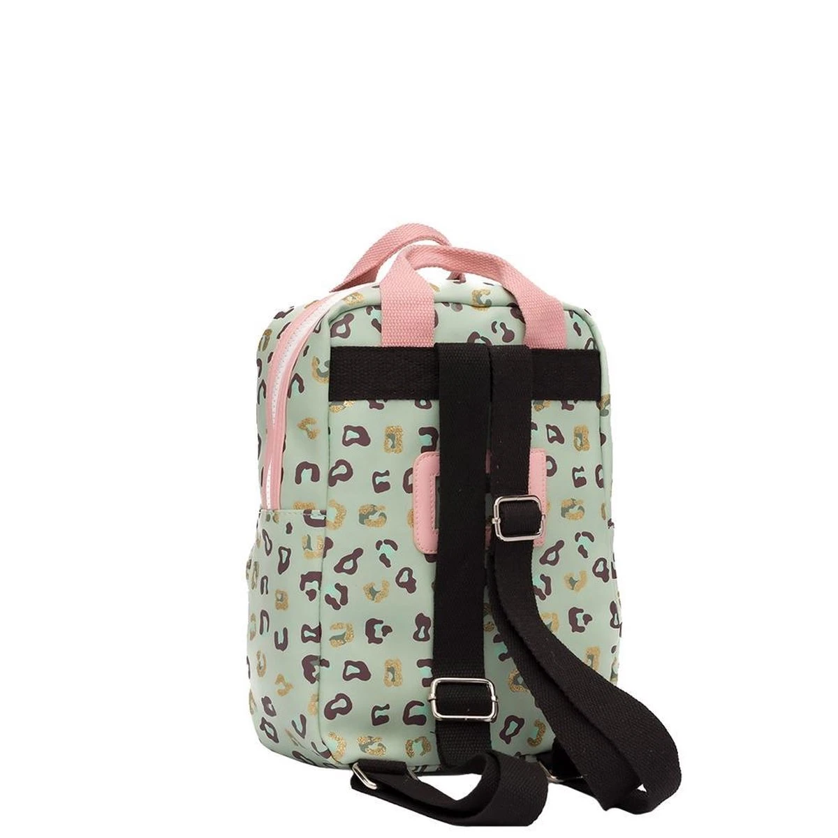 Zebra Trends Kinderrugzak 8 Liter - Leo Mint & Gold 5 Zebra Trends Kinderrugzak 8 Liter - Leo Mint & Gold - Afbeelding 5
