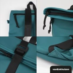VanEnkhuizen Rolltop Rugzak 9 Liter - Waterafstotend En Thermo Materiaal - Turquoise -Kofferland Goedkope Winkel 1200x1200 1272