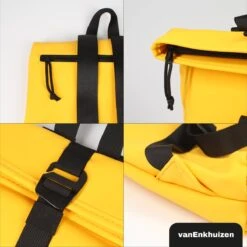 VanEnkhuizen Rolltop Rugzak 9 Liter - Waterafstotend En Thermo Materiaal - Geel -Kofferland Goedkope Winkel 1200x1200 1301