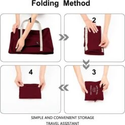 Merkloos Duffelbag - Reistas - Sporttas - Opvouwbare Reistas - Weekendtas - Rood -Kofferland Goedkope Winkel 1200x1200 1309