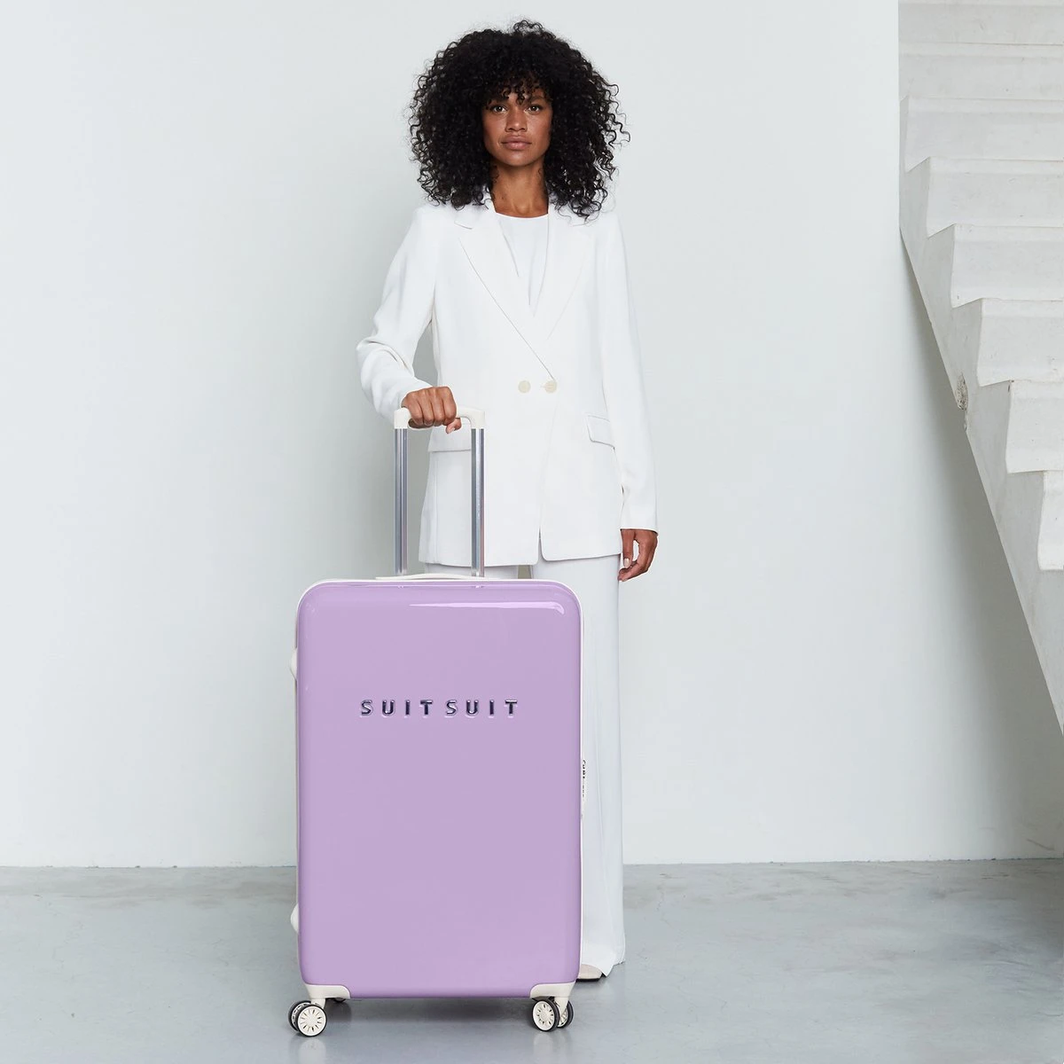 SUITSUIT - Fabulous Fifties - Royal Lavender - Reiskoffer (76 Cm) 2 SUITSUIT - Fabulous Fifties - Royal Lavender - Reiskoffer (76 Cm) - Afbeelding 2