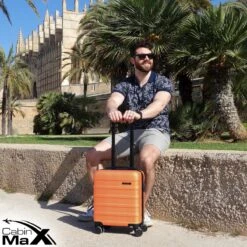 CabinMax Handbagage Koffer - Trolley 30L - Harde Reiskoffer - 45x36x20cm - Lichtgewicht - Groot Capaciteit - Oranje 18 CabinMax Handbagage Koffer - Trolley 30L - Harde Reiskoffer - 45x36x20cm - Lichtgewicht - Groot Capaciteit - Oranje -Kofferland Goedkope Winkel 1200x1200 174