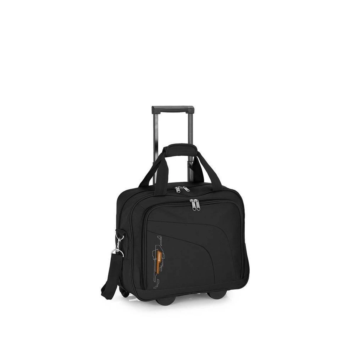 Gabol Laptoptrolleys Week - Zwart 4 Gabol Laptoptrolleys Week - Zwart - Afbeelding 4