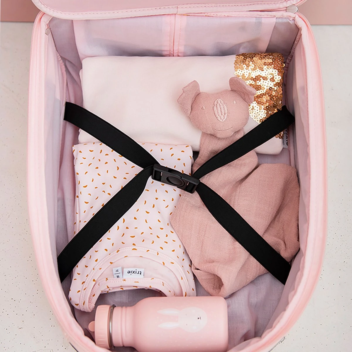 Trixie - Trolley Kinderkoffer - Reistrolley - Mrs Rabbit 5 Trixie - Trolley Kinderkoffer - Reistrolley - Mrs Rabbit - Afbeelding 5