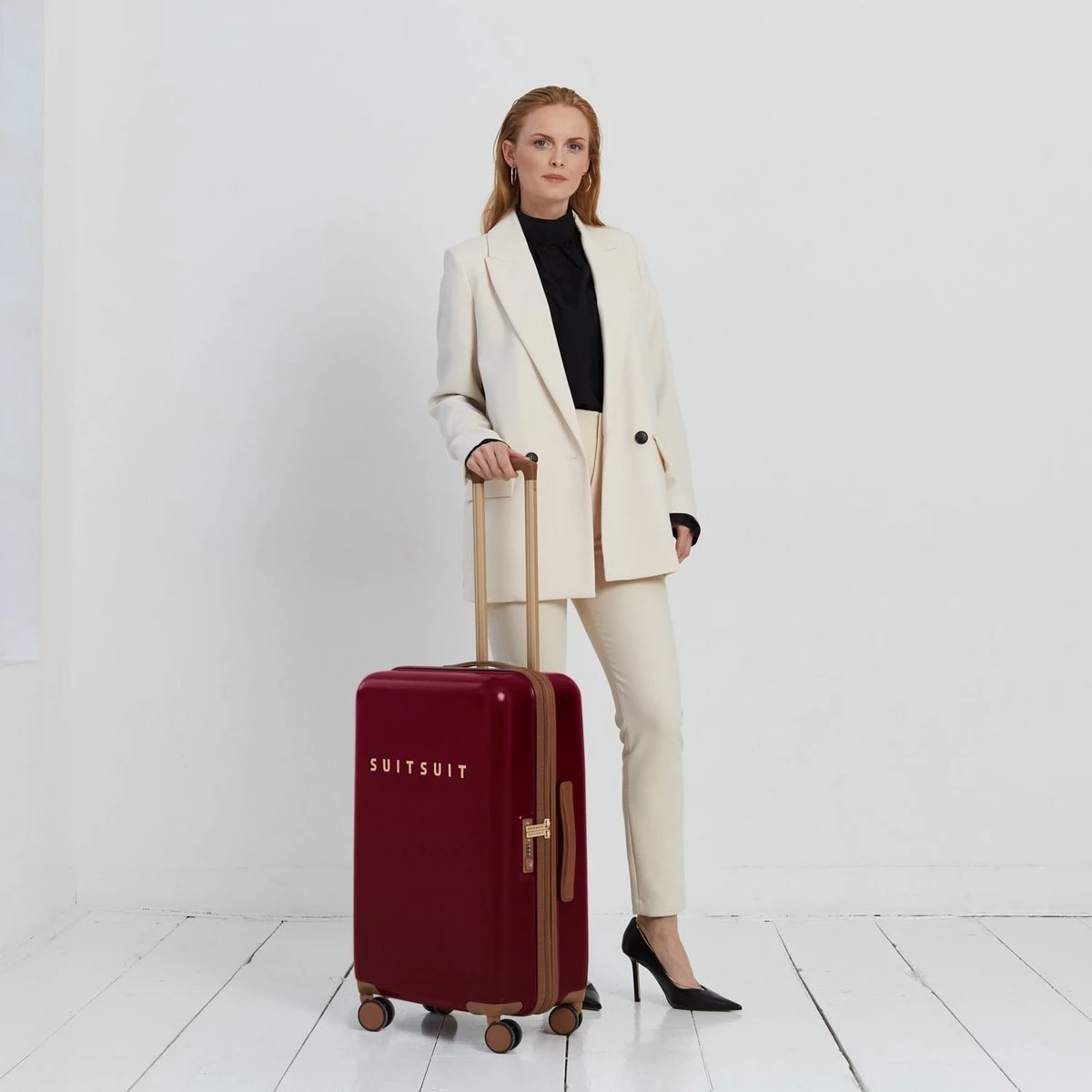 SUITSUIT - Fab Seventies Classic - Biking Red - Reiskoffer (66 Cm) 2 SUITSUIT - Fab Seventies Classic - Biking Red - Reiskoffer (66 Cm) - Afbeelding 2