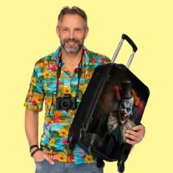 NoBoringSuitcases.com® Koffer Groot - Clown - Hoed - Kraag - Portret - Killer Clown - Trolley Koffer Met TSA-slot - Met Wielen - 90 Liter - Reiskoffer - 66 Cm 13 NoBoringSuitcases.com® Koffer Groot - Clown - Hoed - Kraag - Portret - Killer Clown - Trolley Koffer Met TSA-slot - Met Wielen - 90 Liter - Reiskoffer - 66 Cm -Kofferland Goedkope Winkel 1200x1200 4