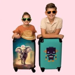 NoBoringSuitcases.com® Koffer - Handbagage Trolley - Olifant - Verf - Bloemen - Portret - Abstract - Reiskoffer Met Wielen - Past Binnen 55x40x20 Cm En 55x35x25 Cm - Koffertje - Fotokoffer 15 NoBoringSuitcases.com® Koffer - Handbagage Trolley - Olifant - Verf - Bloemen - Portret - Abstract - Reiskoffer Met Wielen - Past Binnen 55x40x20 Cm En 55x35x25 Cm - Koffertje - Fotokoffer -Kofferland Goedkope Winkel 1200x1200 408