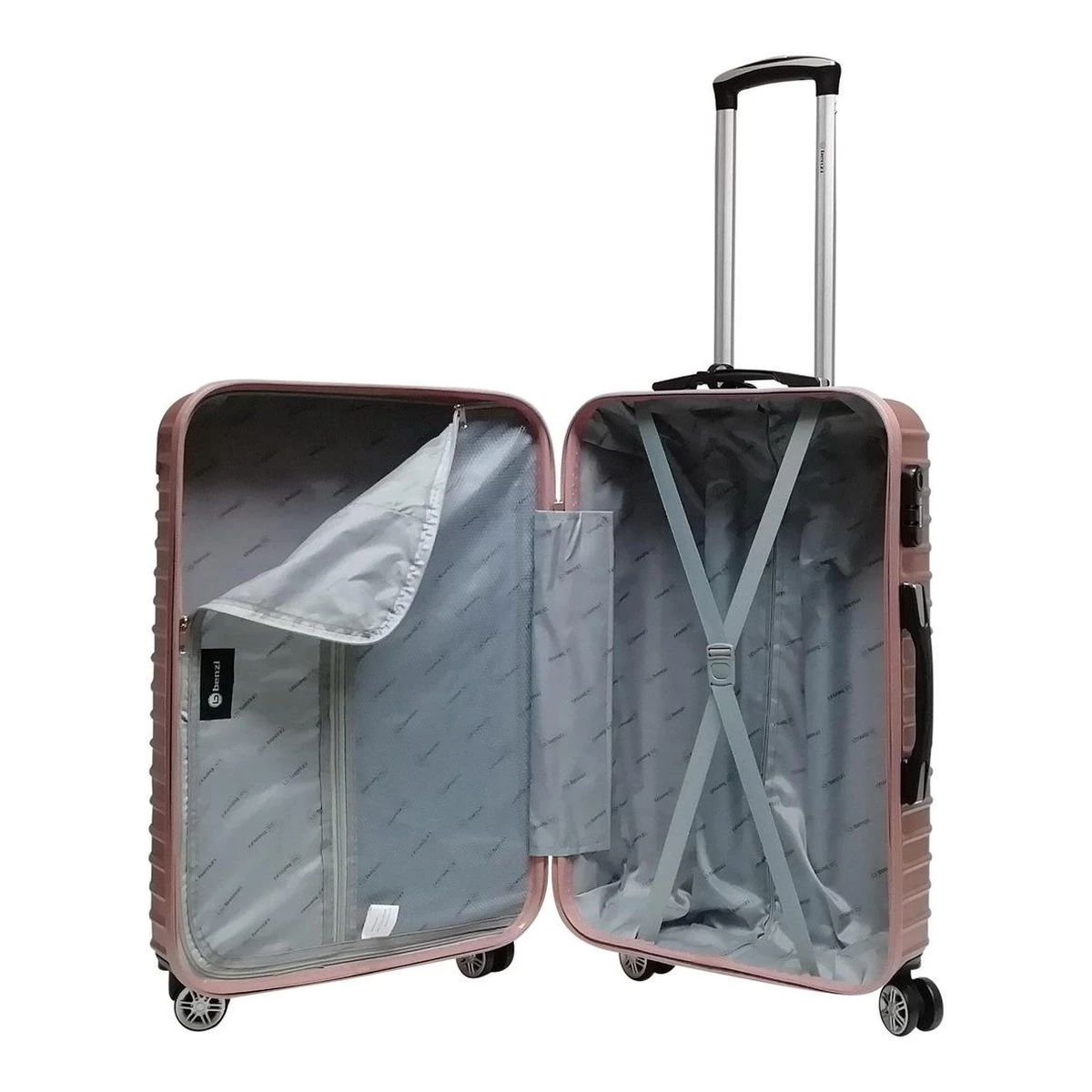 Benzi Barra Medium Koffer - 65 Cm - Rood 2 Benzi Barra Medium Koffer - 65 Cm - Rood - Afbeelding 2