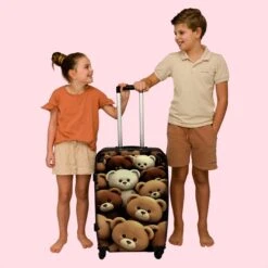 NoBoringSuitcases.com® Koffer Groot - Teddybeer - Knuffel - Bruin - Beer - Trolley Koffer Met TSA-slot - Met Wielen - 90 Liter - Reiskoffer - 66 Cm -Kofferland Goedkope Winkel 1200x1200 502