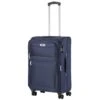 Travelz Softspinner TSA Reiskoffer 67cm - Zachte Reiskoffer Met Expander - Blauw