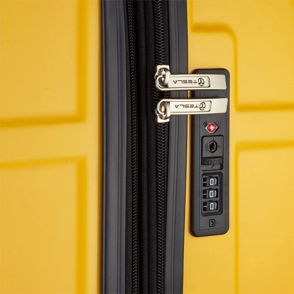 Tesla PC - Reiskoffer - 65 Cm - 4 Wielen - Geel 5 Tesla PC - Reiskoffer - 65 Cm - 4 Wielen - Geel - Afbeelding 5