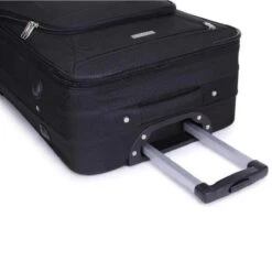 Decent Basic-Line Medium Trolley 63 Cm - Zwart -Kofferland Goedkope Winkel 1200x1200 546