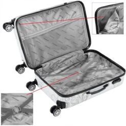 Monzana Hardcase Koffer Vlinder XL - Polycarbonaat 89L 75x49x29cm -Kofferland Goedkope Winkel 1200x1200 591
