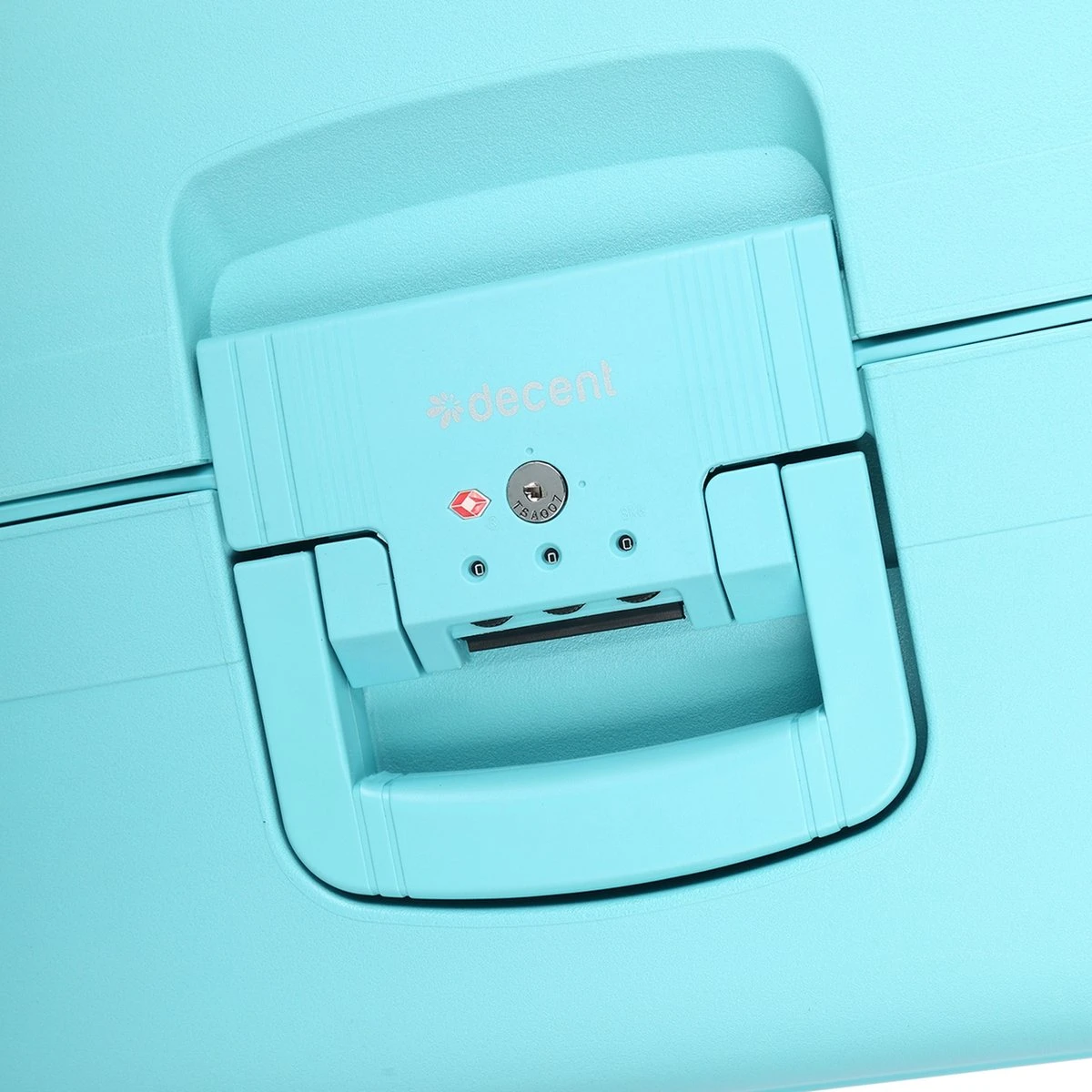 Decent Transit Medium Koffer - 70 Cm - Lichtblauw 9 Decent Transit Medium Koffer - 70 Cm - Lichtblauw - Afbeelding 9