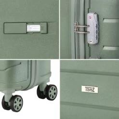 TravelZ Big Bars Reiskoffer 68 Cm Met Dubbele Wielen - Trolley Koffer Met TSA-slot - Olijf -Kofferland Goedkope Winkel 1200x1200 602