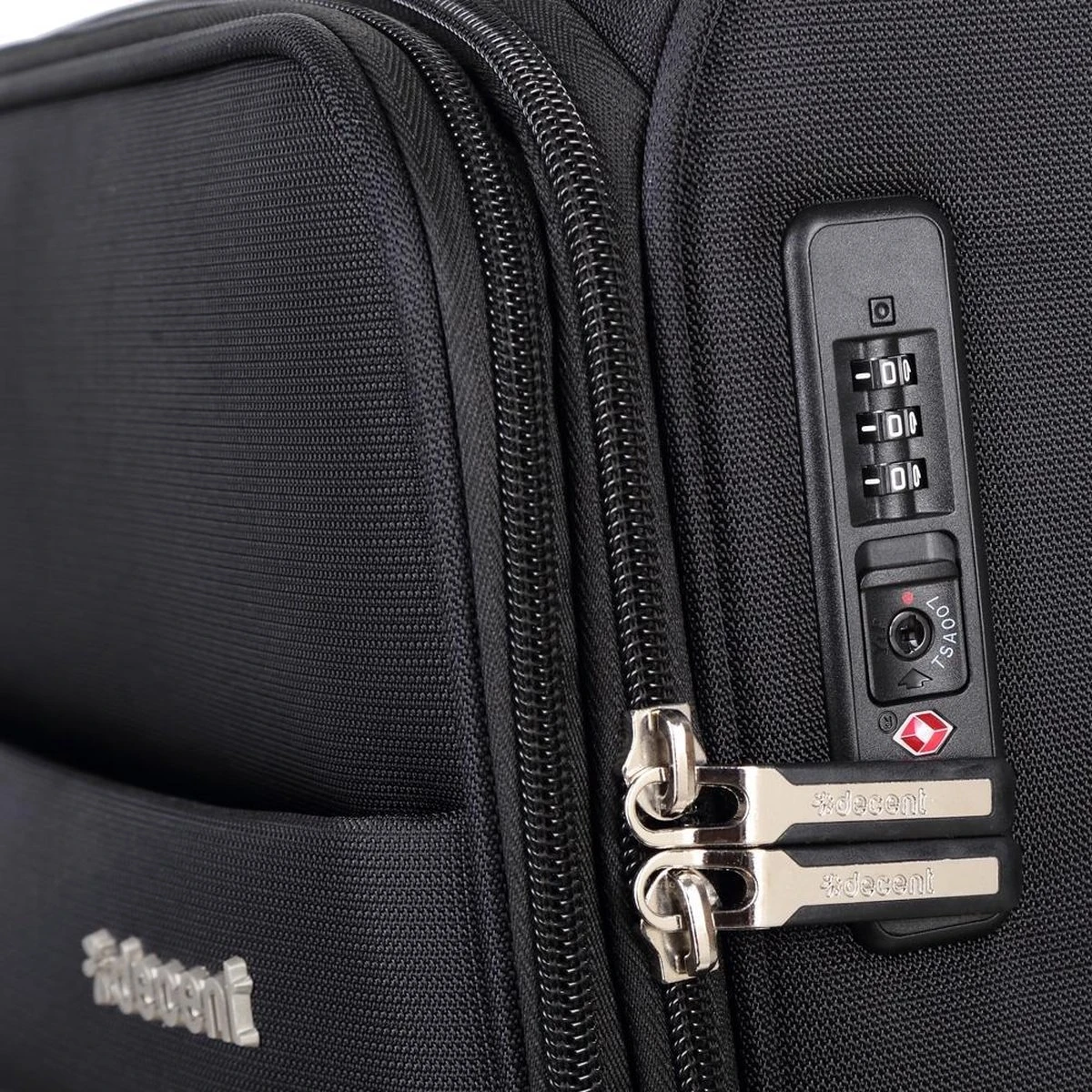 Decent D-Upright Large Koffer - 76 Cm Expandable - TSA Slot - Zwart 6 Decent D-Upright Large Koffer - 76 Cm Expandable - TSA Slot - Zwart - Afbeelding 6