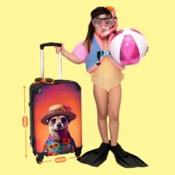 NoBoringSuitcases.com® Koffer Groot - Meerkat - Bloemen - Hoed - Dieren - Portret - Trolley Koffer Met TSA-slot - Met Wielen - 90 Liter - Reiskoffer - 66 Cm 13 NoBoringSuitcases.com® Koffer Groot - Meerkat - Bloemen - Hoed - Dieren - Portret - Trolley Koffer Met TSA-slot - Met Wielen - 90 Liter - Reiskoffer - 66 Cm -Kofferland Goedkope Winkel 1200x1200 635