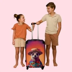NoBoringSuitcases.com® Koffer Groot - Meerkat - Bloemen - Hoed - Dieren - Portret - Trolley Koffer Met TSA-slot - Met Wielen - 90 Liter - Reiskoffer - 66 Cm 14 NoBoringSuitcases.com® Koffer Groot - Meerkat - Bloemen - Hoed - Dieren - Portret - Trolley Koffer Met TSA-slot - Met Wielen - 90 Liter - Reiskoffer - 66 Cm -Kofferland Goedkope Winkel 1200x1200 636